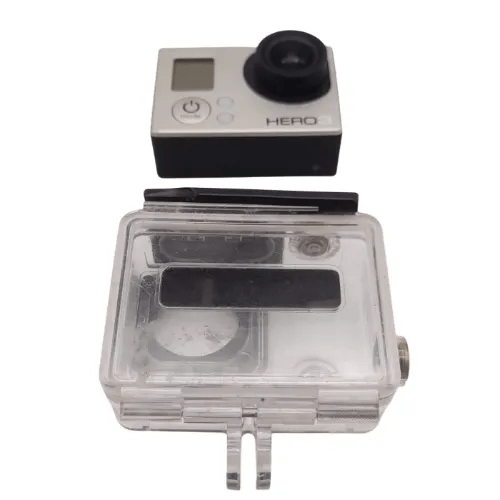 GoPro HERO3 White Action Camera With Housing & USB Cord