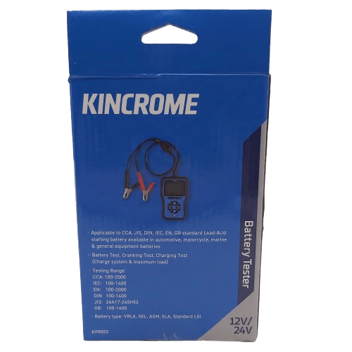 Kincrome Digital Battery Tester (KP8502) In Box