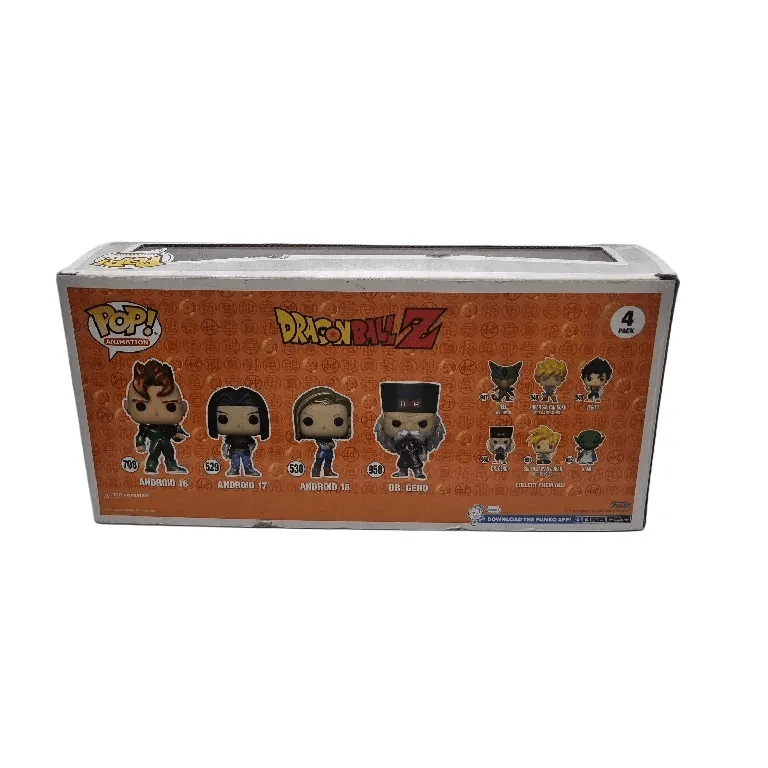 Funko Pop Dragon Ball Z 4 Pack – Android 16 / Android 17 / Android 18 / Dr. Gero