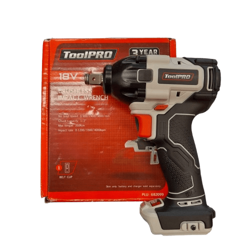 ToolPRO 18V Brushless 1/2″ 350Nm Impact Wrench Skin Only CIW18BD2.9 (MR 1343699)