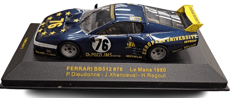 Ferrari BB512 #76 Collectable Model Car 1:64 Scale with Case