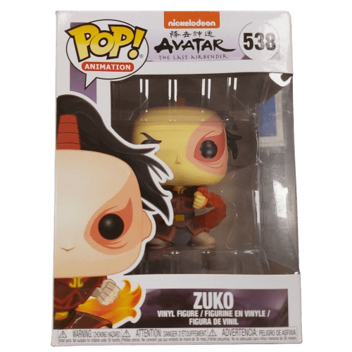 Funko POP! Vinyl Avatar Last Airbender Series #538 Zuko Very Good Condition With Box