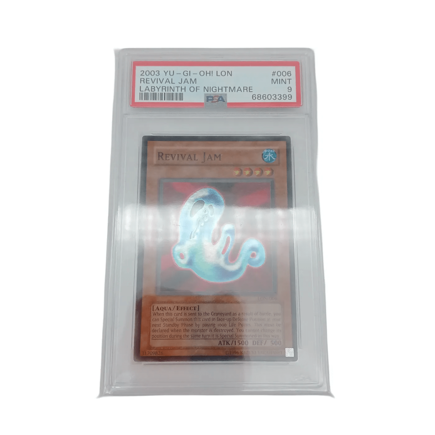 Yu-Gi-Oh! LON-006 Revival Jam Labyrinth of Nightmare 2003 PSA 9