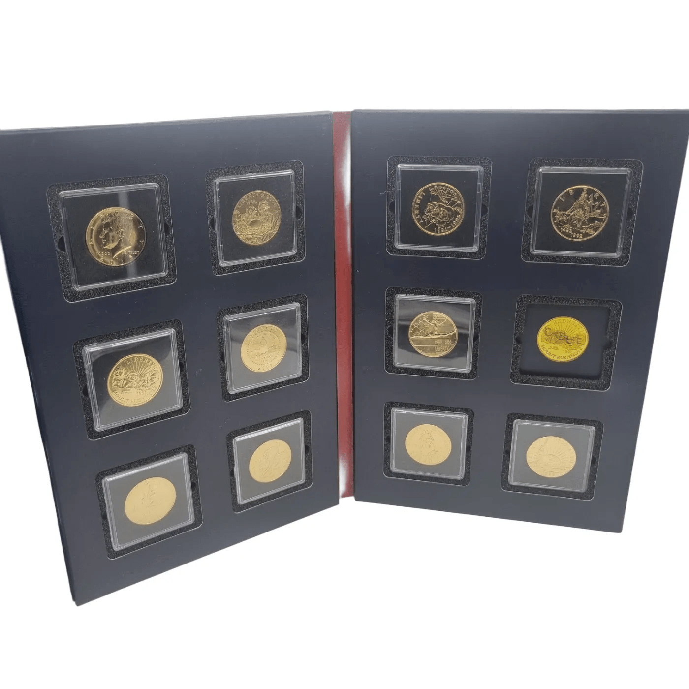 US COIN SET COMMERMORATIVE  HALF DOLLAR (MISSING ONE)