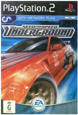 Need For Speed Underground Playstation 2 Game  Good Condition No Manual
