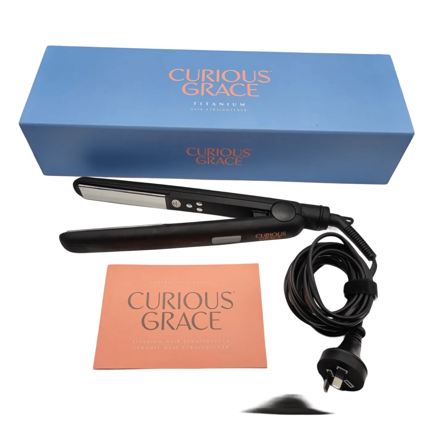 Curious Grace Hair Straightener HS061D – Sleek, Stylish & Effortless Styling