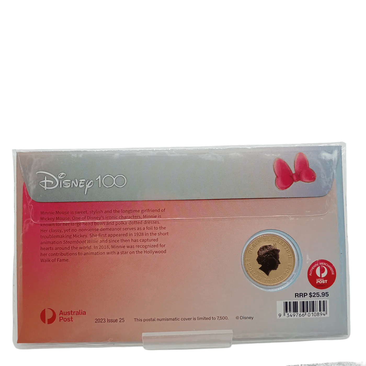 Australia Post Coin & Stamp: Disney 100 – Minnie Mouse (WR 1355912)