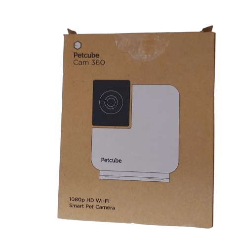 Petcube Camera 360 – Like New – With Manual, Cord, Plug, And Screws 1342886 (CP)