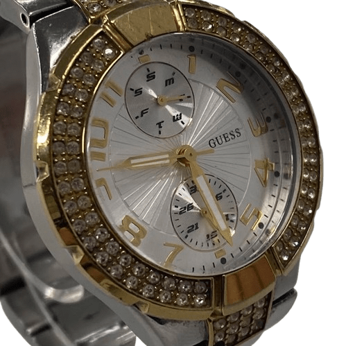 Ladies Gold & Silver Guess Watch – WaterPro U13586L1