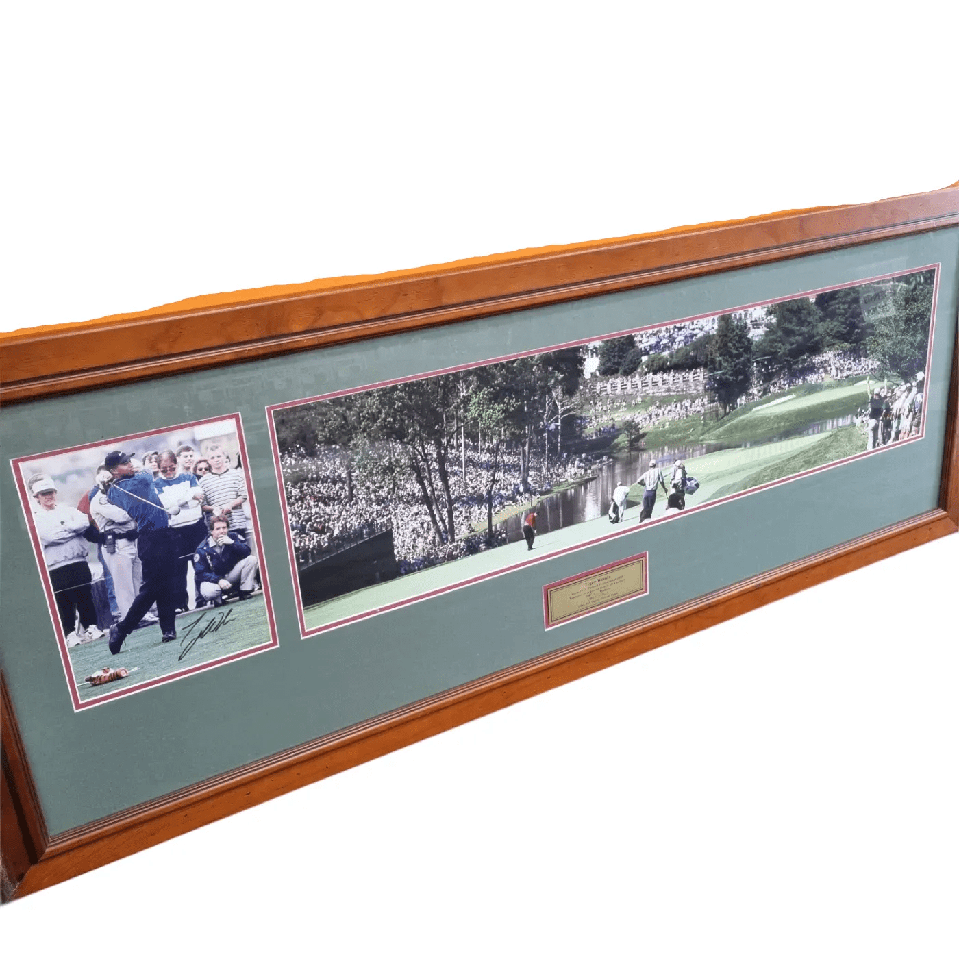 Magic Moments Memorabilia – Tiger Woods: Youngest Ever Player To Win All 4 Majors In Frame + COA *Pick Up Only* (WR 1346750)
