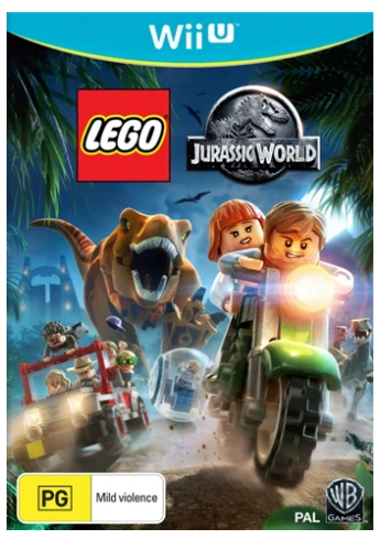 Lego Jurassic World Wii U Game Good With Manual