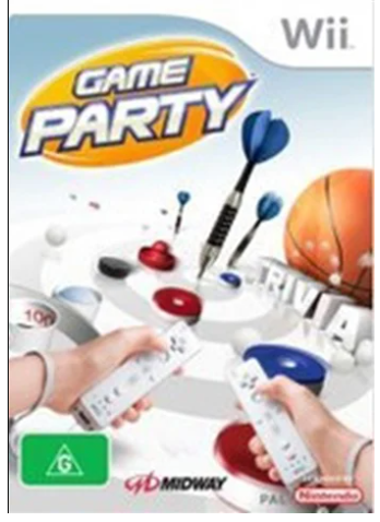 Nintendo Wii Game Party Average ConditionWith Manual