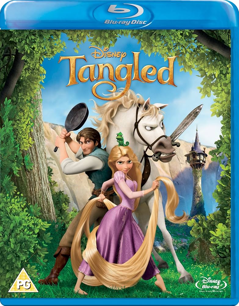 Tangled Blu Ray Good Condition (GE)