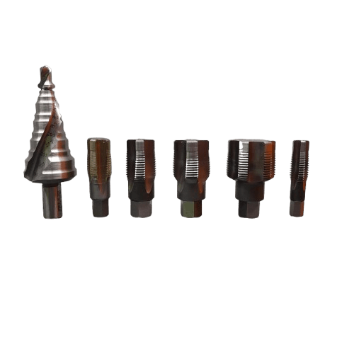EXACT Tap & Drill Set HSS 6-Piece M12 to M32 Thread In Box (JN)