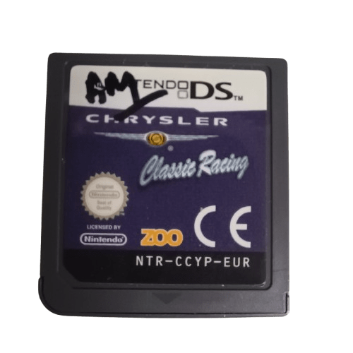 Nintendo DS Chrysler Classic Racing, Good Condition, Initials On Cartridge, With Case No Manual