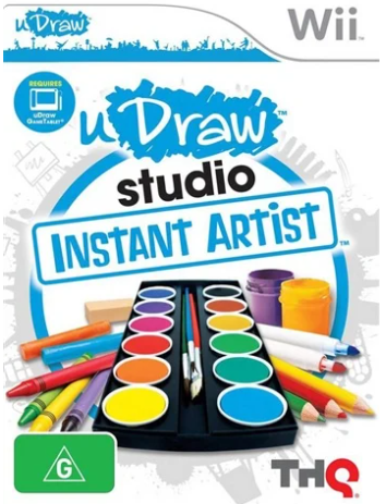 U Draw Studio Instant Artist Wii Game Good Condition With Manual