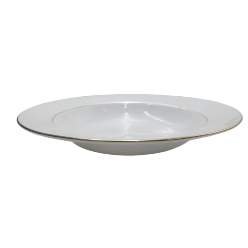 ROYAL DOULTON Signature Gold White & Gold Dinner Set – 1x Cup, 1x Saucer, 1x Dinner Plate, 1x Salad Plate, 1x Side Plate, 1x Pasta Bowl