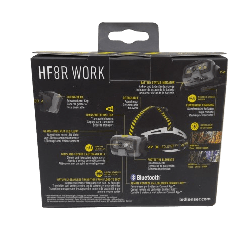 Ledlenser HF8R Work 1600lm Rechargeable Headlamp Like New in Box (LN-1344548)