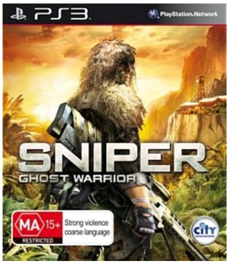Sniper Ghost warrior Playstation 3 Game Special Edition Good COndition No Manual
