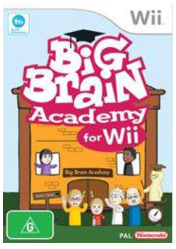 Big Brain Academy For Wii Nintendo Wii Game Average Condition With Manual