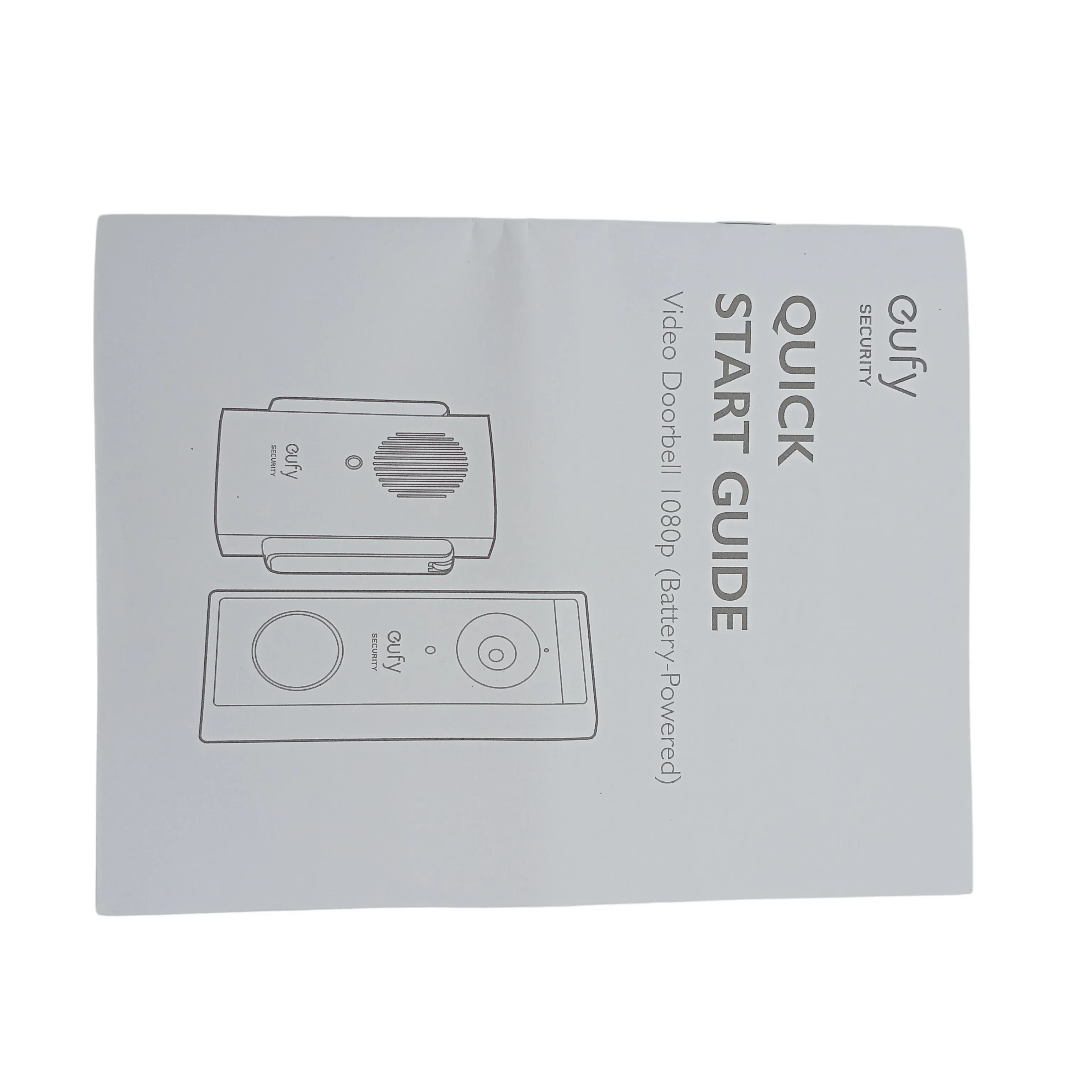 eufy Security Slim HD Doorbell with Repeater In Box