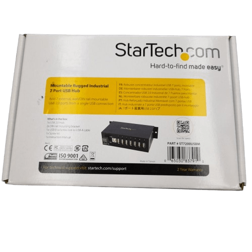 Startech Usb Hub ST7200USBH 7 Ports Black Like New In Box