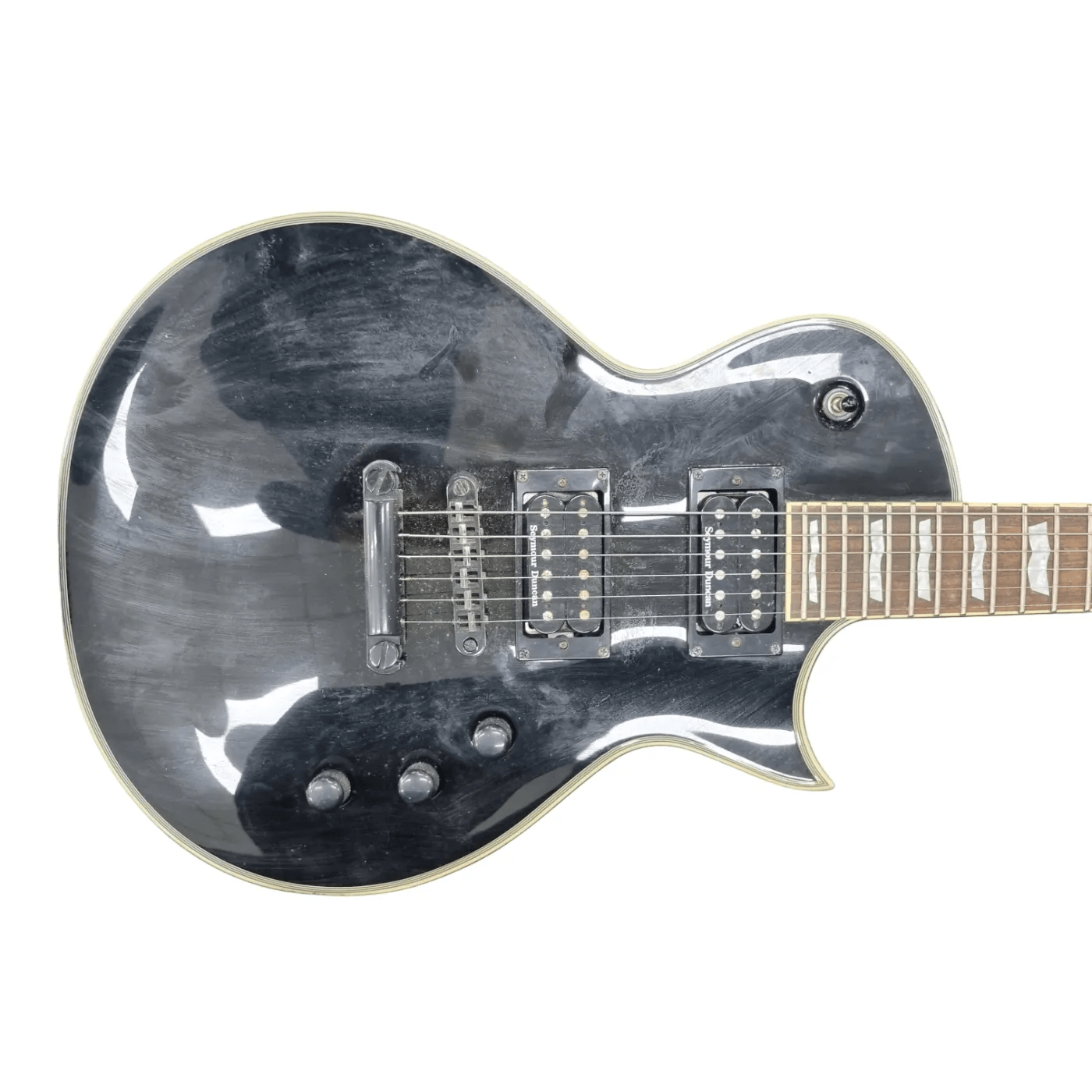 ESP LTD EC-1000 Duncan – Vintage Black In Hard Case (WR 1343672)