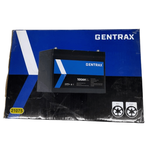 Gentrax 12V 100Ah Lithium LiFePO4 Battery Like New (MR)
