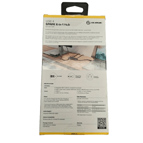 Alogic USB 4 SPARK 6-in-1 Hub