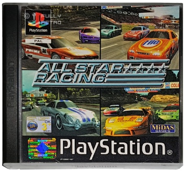 All Star Racing PS1 Game – Very Good With Manual