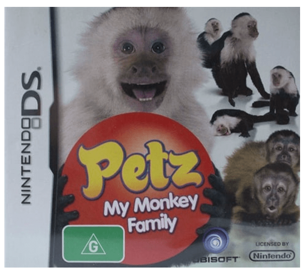 Petz My Monkey Family Nintendo DS Game Cartridge Only Good Condition (CP-1353457)