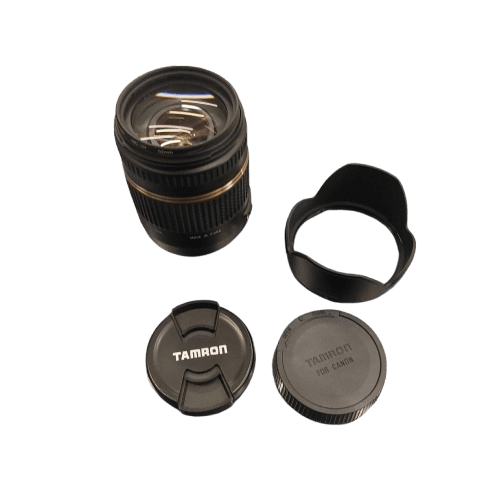 Tamron DSLR Lens 18-270mm F3.5–6.3 Di II VC PZD Canon Mount, Excellent Condition With Front + Rear Lens Caps, Hood + UV Filter