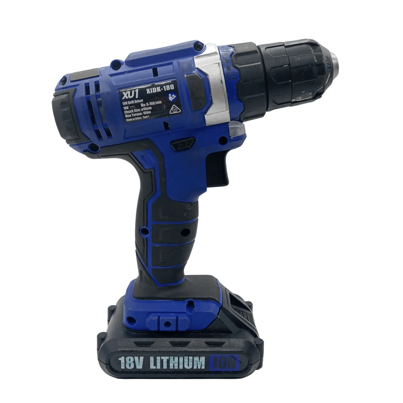 XU1 Blue 18Volt Cordless Drill Driver XLDDK-180 + 1.5Ah Battery *No Charger*
