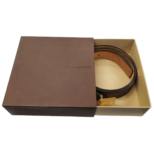 Louis Vuitton Monogram Canvas Cabochon Belt Size 90/36 (MR)