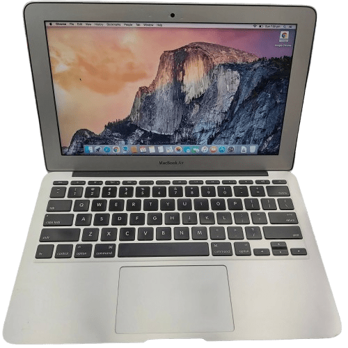 Apple Macbook Air 6,1 A1465, Silver, 11in Display, 4GB RAM, i5-4260U, 128GB SSD, Yosemite 10.10.5 Battery Needs Service (NA 1347114)