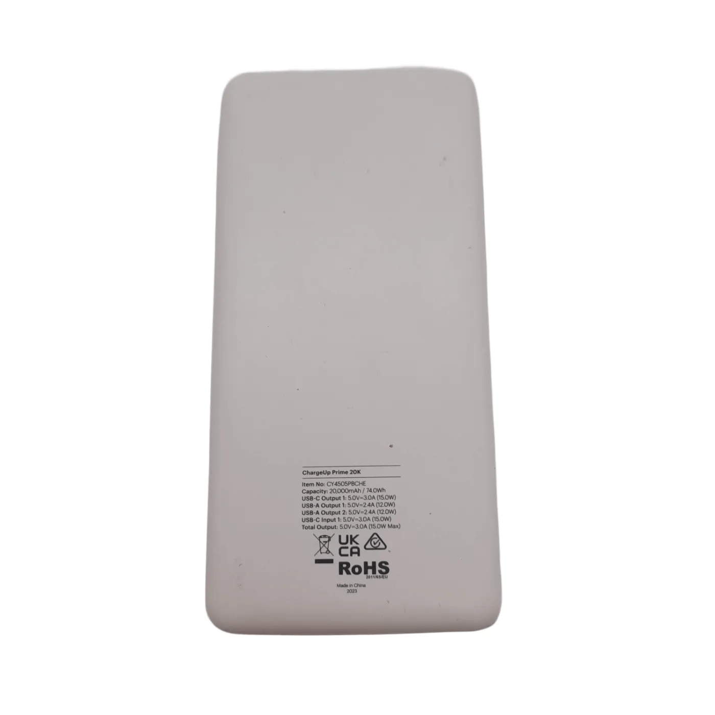 Cygnett Powerbank CY4050PBCHE Charge Up Prime 20K – WL 1357363