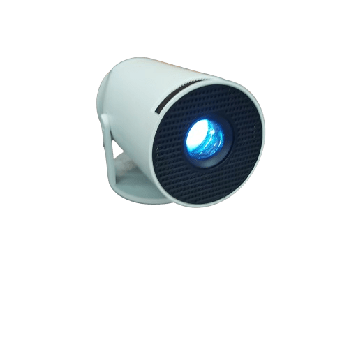 Magcubic HY300 LCD Projector, White, Scuff Marks, Good Condition, With Remote + Power Cable