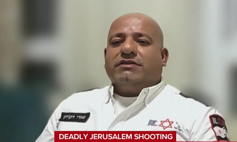 Paramedic details what happened at Jerusalem bus stop shooting Paramedic details what happened at Jerusalem bus stop shooting