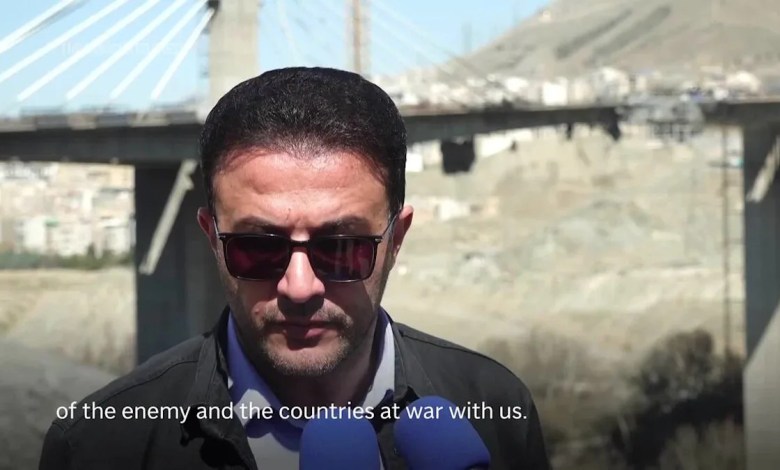 Local officials in Iran said the B1 bridge struck on Thursday was not used for military purposes Local officials in Iran said the B1 bridge struck on Thursday was not used for military purposes