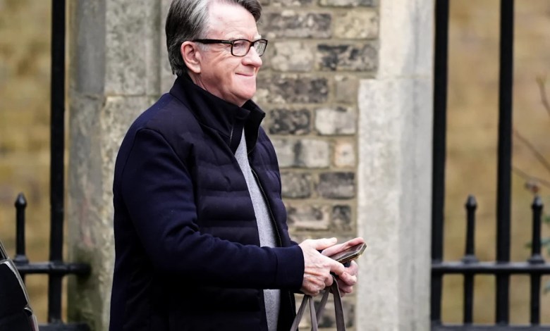 Police in Britain arrest Peter Mandelson, a former ambassador, in probe into Epstein ties Police in Britain arrest Peter Mandelson, a former ambassador, in probe into Epstein ties