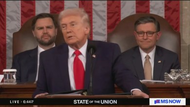 Mike Johnson Stands and Applauds After Trump Says ‘Congressional Action Won’t Be Necessary’ on New Tariffs Mike Johnson Stands and Applauds After Trump Says ‘Congressional Action Won’t Be Necessary’ on New Tariffs