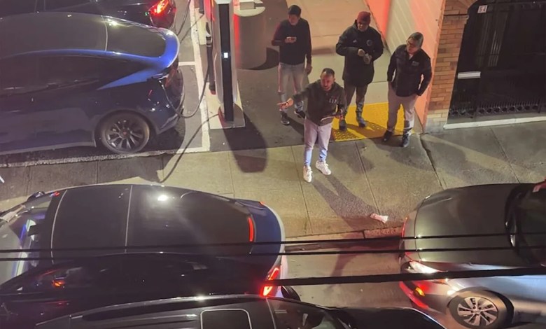 This SF Tesla charging lot now has a very gross problem This SF Tesla charging lot now has a very gross problem