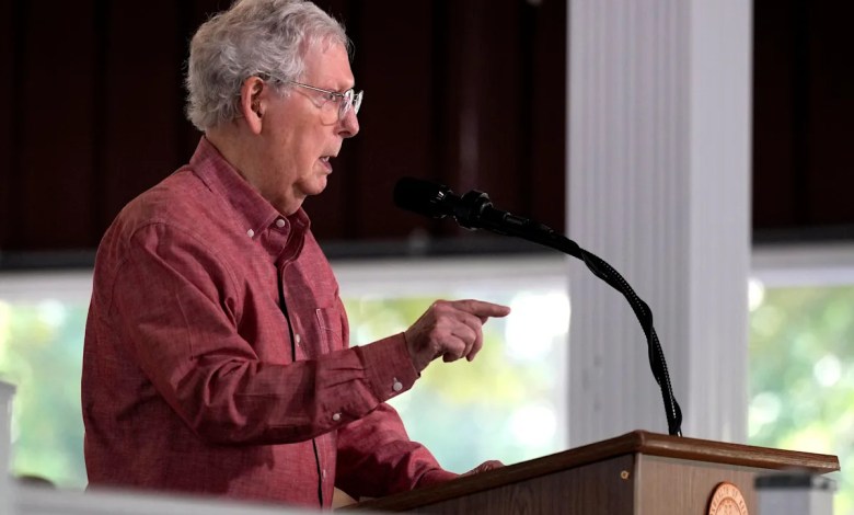 Mitch McConnell’s legacy comes under fire in Kentucky race to replace him in the Senate Mitch McConnell’s legacy comes under fire in Kentucky race to replace him in the Senate