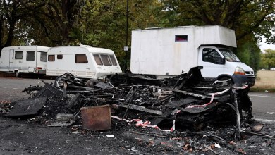 Caravan in ‘Britain’s van-dweller capital’ burned down in arson attack Caravan in ‘Britain’s van-dweller capital’ burned down in arson attack