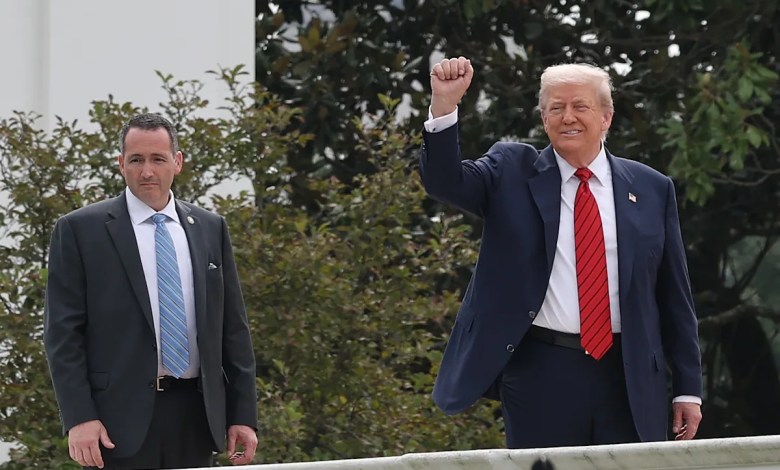 Trump solves White House whodunit in the Rose Garden Trump solves White House whodunit in the Rose Garden