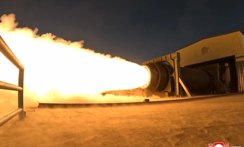 North Korea conducts engine test for missile capable of targeting US mainland North Korea conducts engine test for missile capable of targeting US mainland