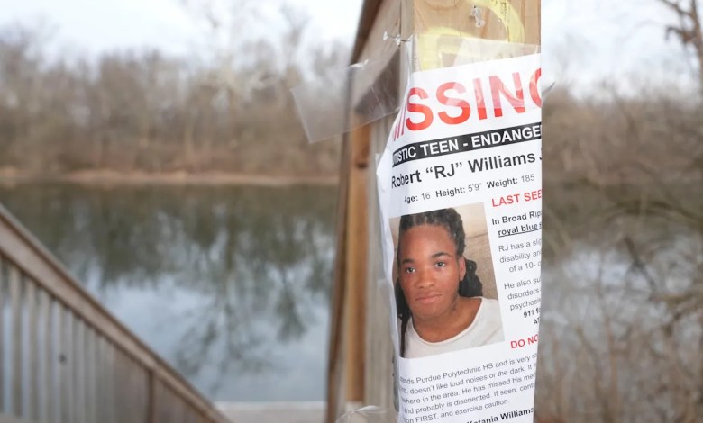 Police recover body of missing teen, RJ Williams, in White River Police recover body of missing teen, RJ Williams, in White River