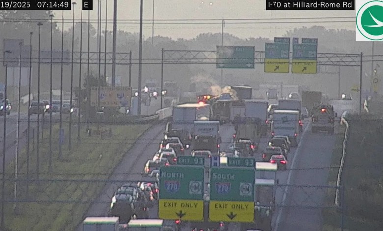 I-70 crash triggers hazmat response, shuts down lanes I-70 crash triggers hazmat response, shuts down lanes