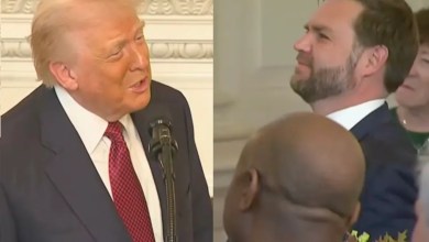 JD Vance Awkwardly Watches Trump Mock Him for ‘Butting In to Conversations’ in a Room Full of GOP Senators JD Vance Awkwardly Watches Trump Mock Him for ‘Butting In to Conversations’ in a Room Full of GOP Senators