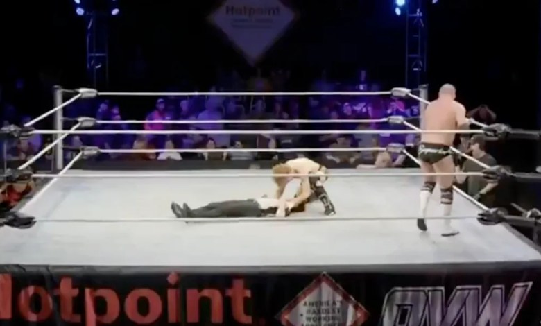 OVW referee Dallas Edwards suffers terrifying medical emergency after wrestling match accident OVW referee Dallas Edwards suffers terrifying medical emergency after wrestling match accident